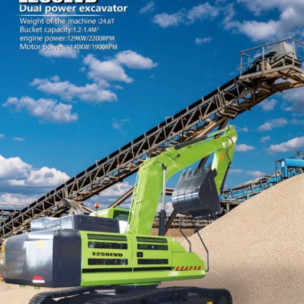 Excavator electric E250EVD - 24,6 tone - motor dual, nou - imagine 2