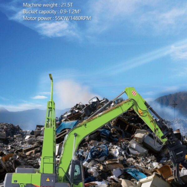 Excavator electric E220EV - alimentare prin cablu electric la retea, nou - imagine 2