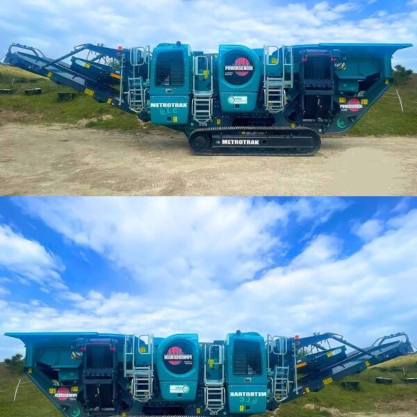 CONCASOR cu falci Powerscreen Metrotrak – 2024, second-hand