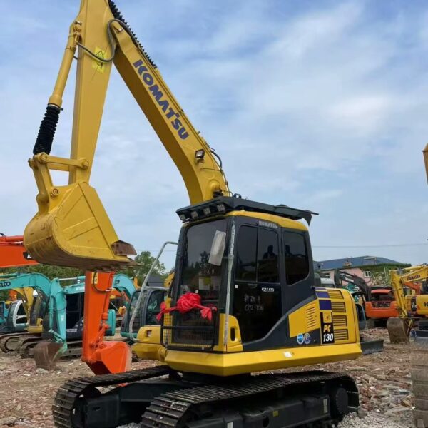 Excavator KOMATSU PC130 - 13 tone - second-hand - imagine 5