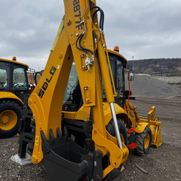 Buldoexcavator SDLG 877 Garantie 3 ani - imagine 16
