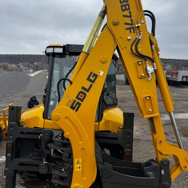 Buldoexcavator SDLG 877 Garantie 3 ani - imagine 6