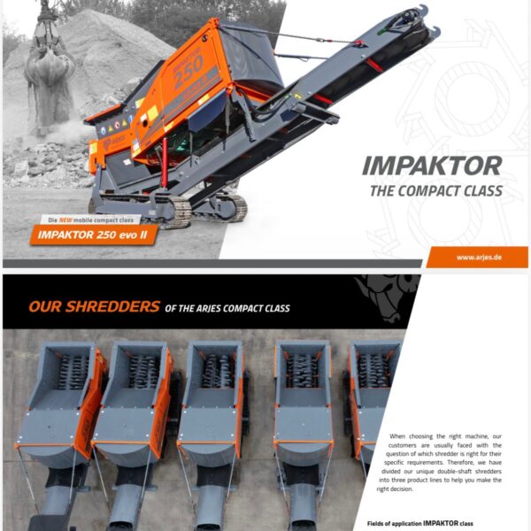 Shredder ARJES Impactor 250 EVO II - imagine 8