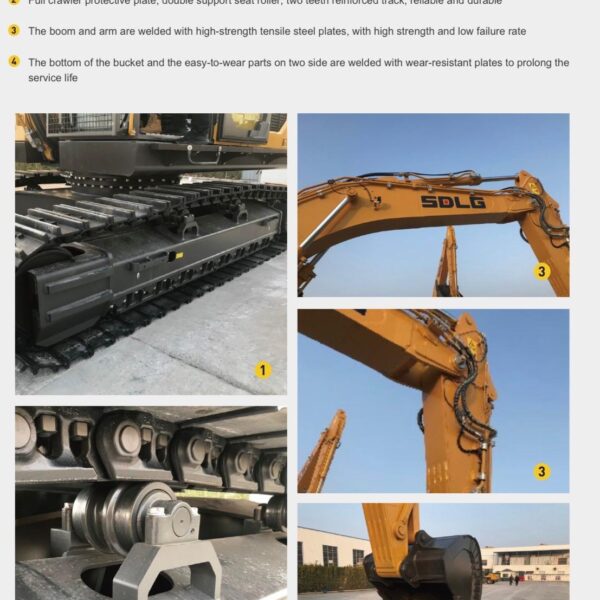 Excavator SDLG E6375H - 40 tone - imagine 5