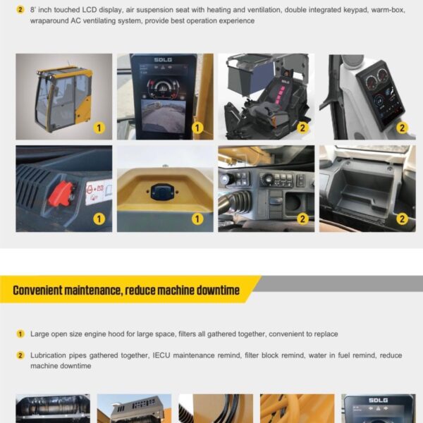 Excavator SDLG E6375H - 40 tone - imagine 7